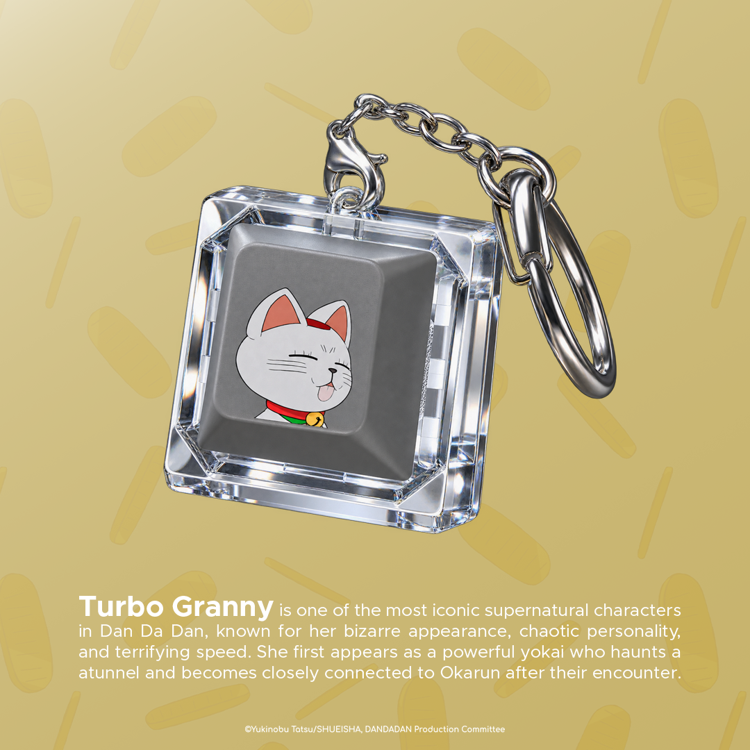 Noir Dan Da Dan Clicker Keychain Official Merchandise