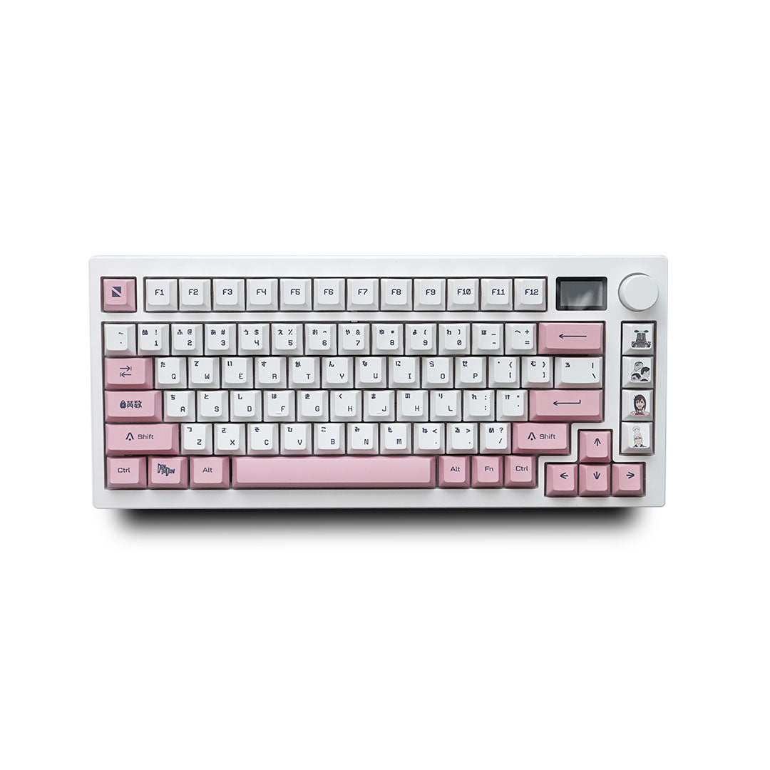 Noir Dan Da Dan Alien Keycaps - PBT Dyesub Cherry Profile