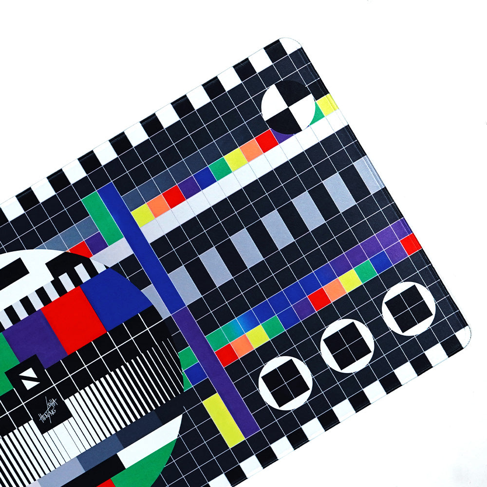 Noir X Isha Hening Deskmat - Test Card