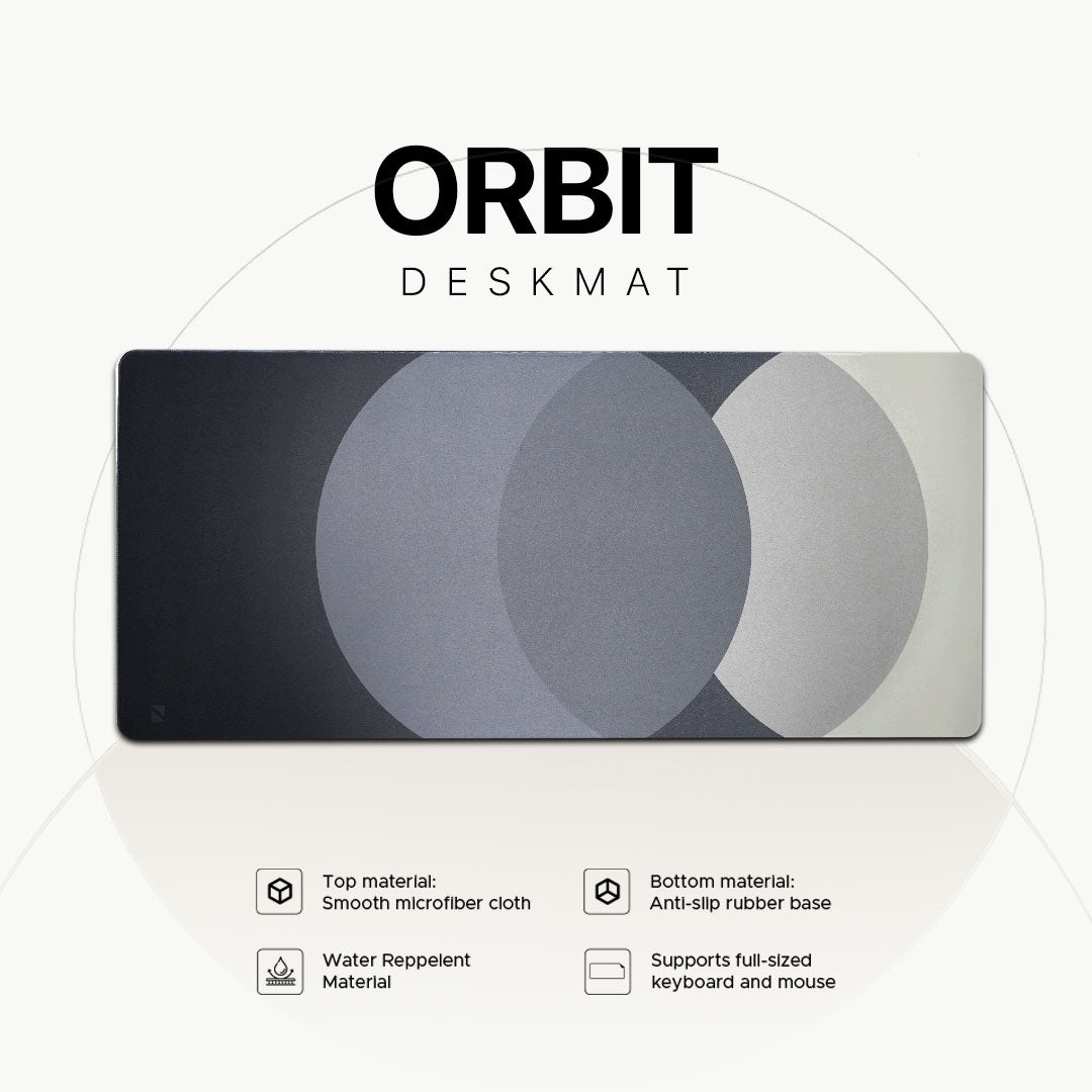 Noir Orbit Deskmat / Mousepad