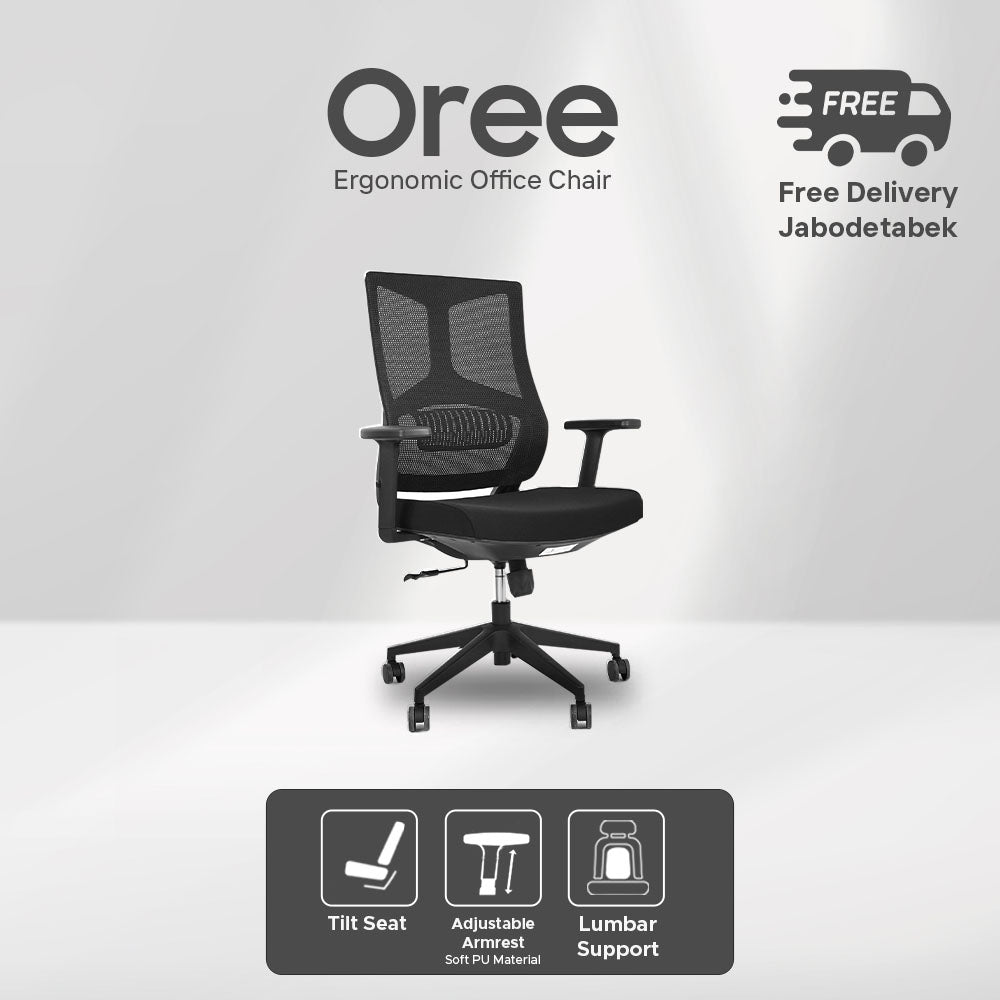 Neo Oree C5 - Ergonomic Office Chair | Kursi Kantor Ergonomis