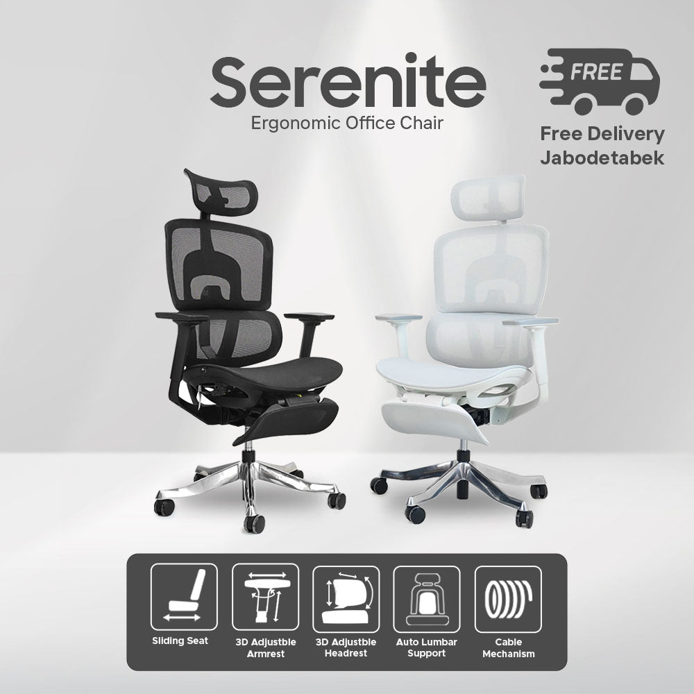 Neo Serenite C3 - Ergonomic Office Chair | Kursi Kantor Ergonomis
