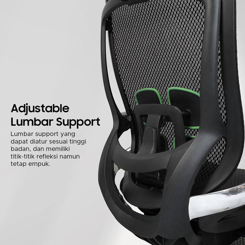 Neo Envol C2 - Premium Ergonomic Office Chair | Kursi Kantor Ergonomis - Black