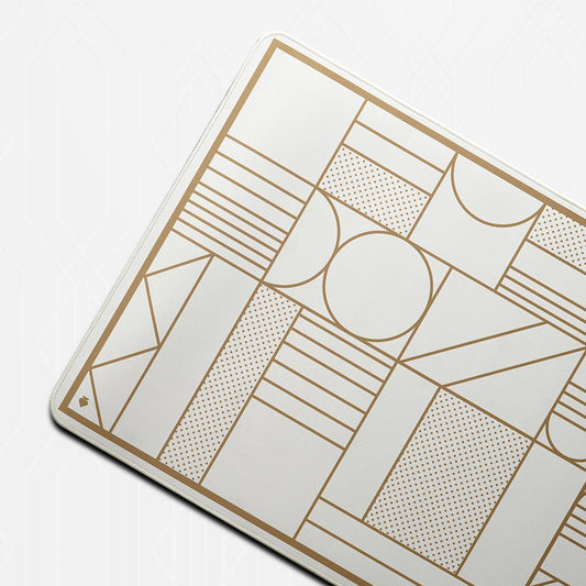 Noir Golden Symmetry Deskmat