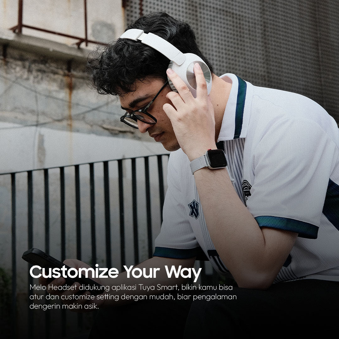 Neo Melo Headset Foldable Bluetooth Headphone