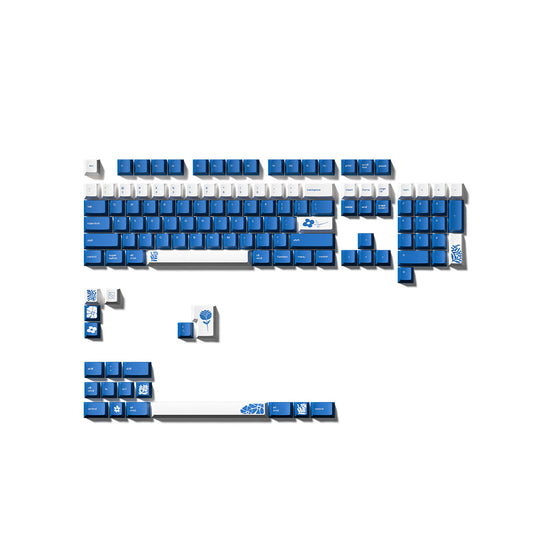 Noir Alpine Bloom Keycaps - PBT Dyesub Cherry