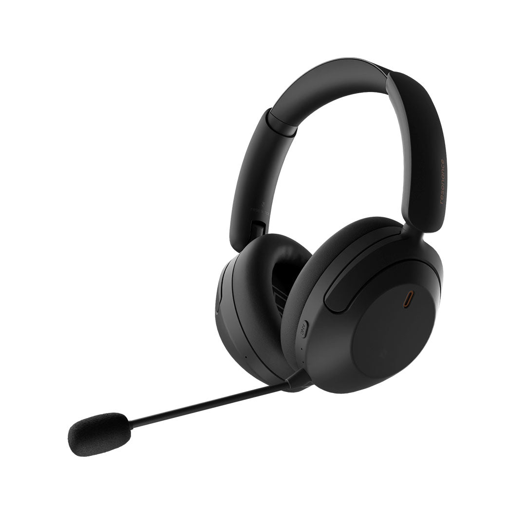 Noir Resonance Headset - Wireless ANC Gaming Headset Ultra Low Latency 2.4GHz & Bluetooth 5.4