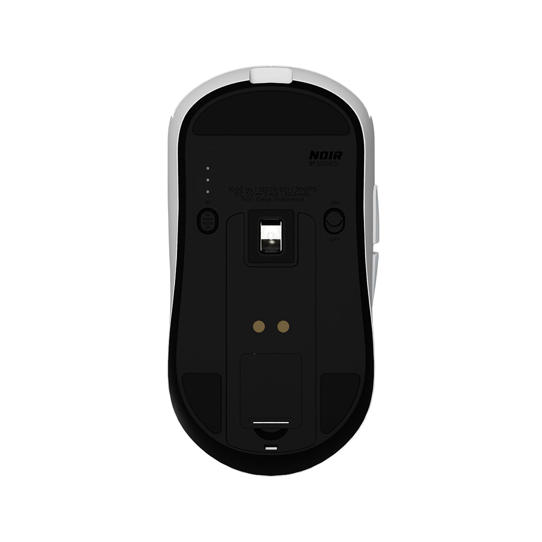 Noir S1 Mouse- Symmetric Wireless Lightweight Gaming Mouse PAW3311 with Charging Dock
