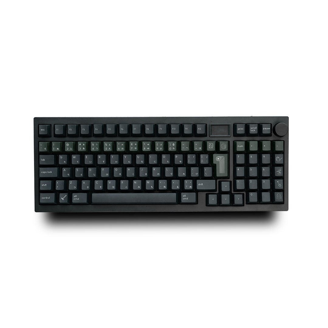 Noir Zen Garden Keycaps - PBT Dyesub Cherry