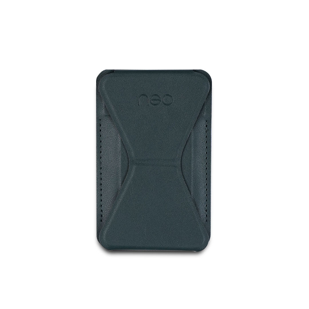 Neo Tap - Magnetic Smartphone Leather Wallet Stand for iPhone/Android