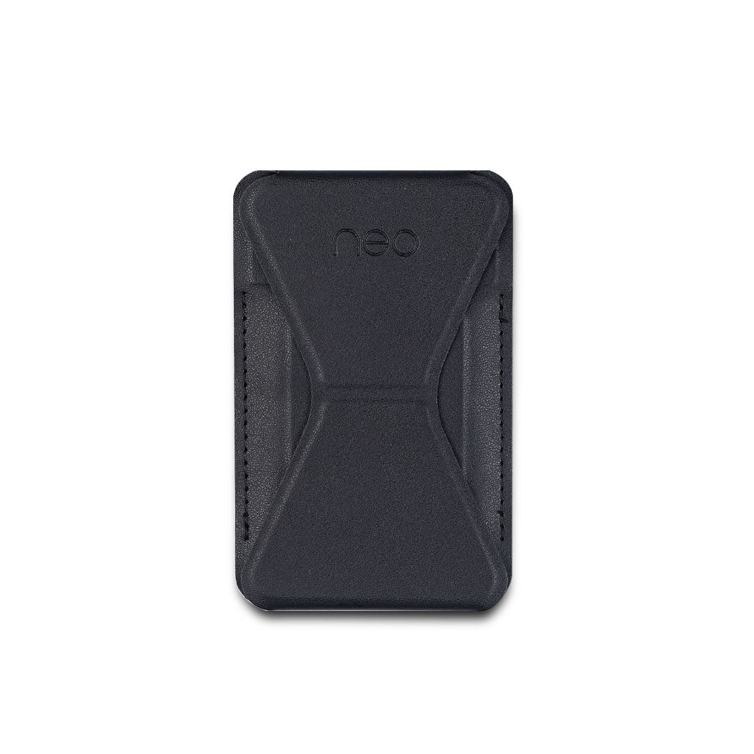 Neo Tap - Magnetic Smartphone Leather Wallet Stand for iPhone/Android