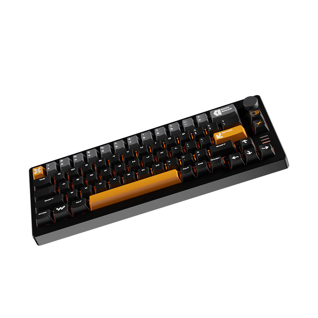 Noir N1/X 65% VIA/QMK Wireless Mechanical Keyboard Gasket Mount