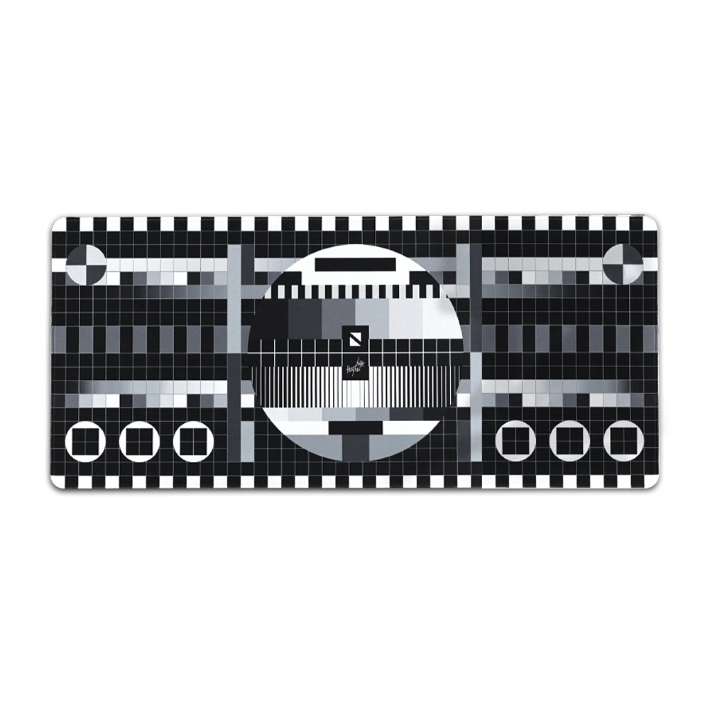 Noir X Isha Hening Deskmat - Test Card