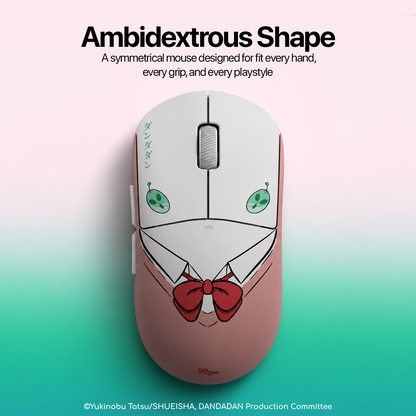 Noir M2-NEX DAN DA DAN Edition - Symmetric Wireless Lightweight Gaming Mouse PAW3311 Bluetooth 5.0