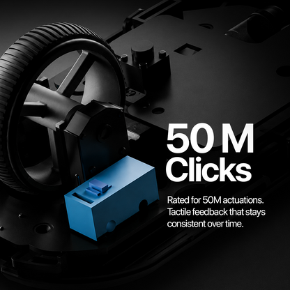 Noir M2-NEX DAN DA DAN Edition - Symmetric Wireless Lightweight Gaming Mouse PAW3311 Bluetooth 5.0