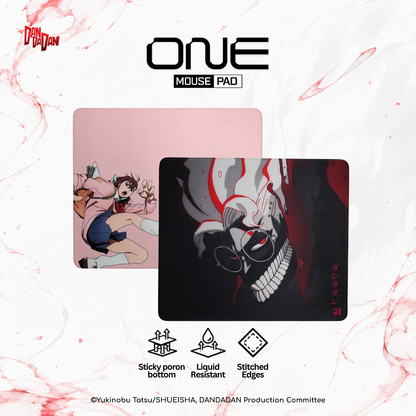 Noir One Mouse Pad DAN DA DAN Edition - Gaming Mousepad High/Fast, Slow/Control