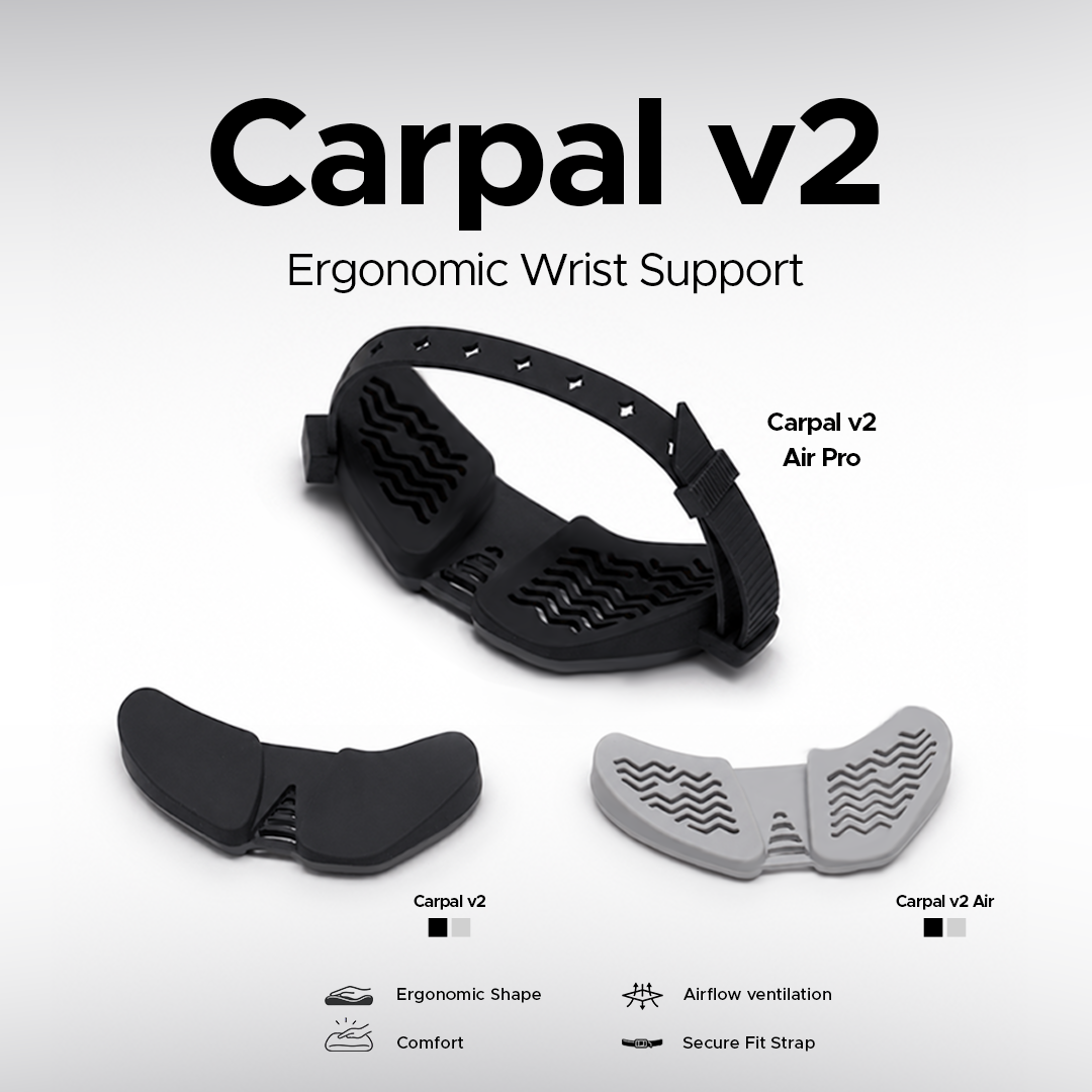 Noir Carpal v2 – Ergonomic Mouse Wrist Rest