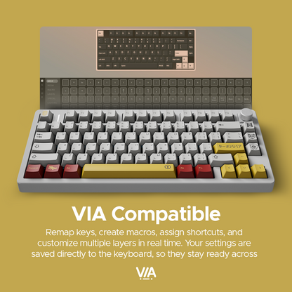 Noir Oddity75 - 75% Wireless Mechanical Keyboard Gasket Mount