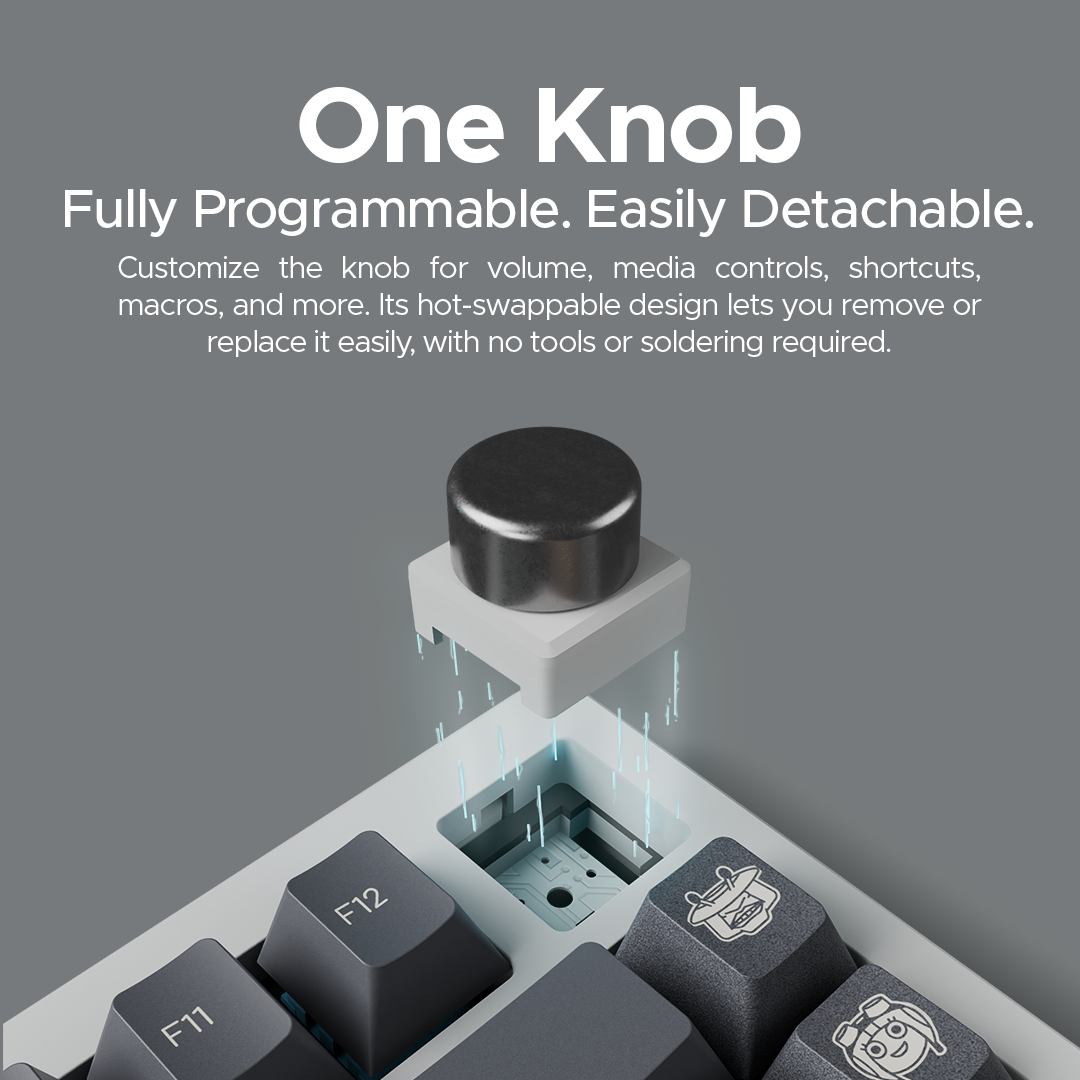 Noir Oddity75 - 75% Wireless Mechanical Keyboard Gasket Mount