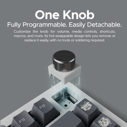 Noir Oddity75 - 75% Wireless Mechanical Keyboard Gasket Mount