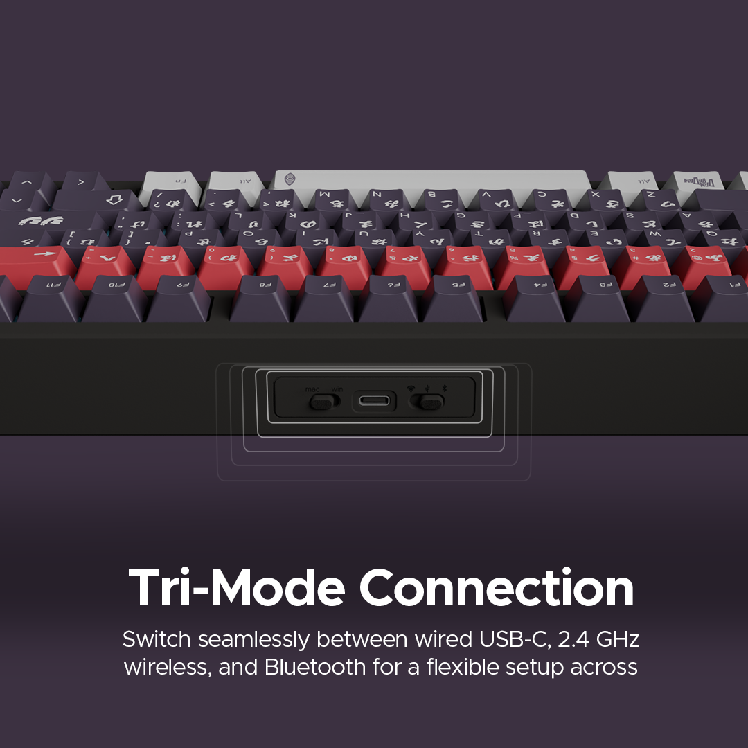 Noir Oddity75 - 75% Wireless Mechanical Keyboard Gasket Mount
