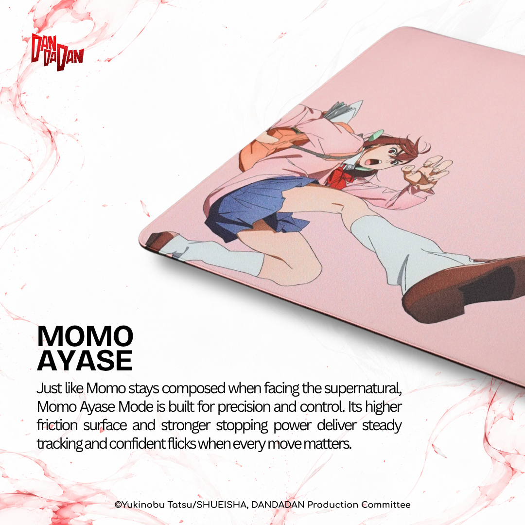 Noir One Mouse Pad DAN DA DAN Edition - Gaming Mousepad High/Fast, Slow/Control