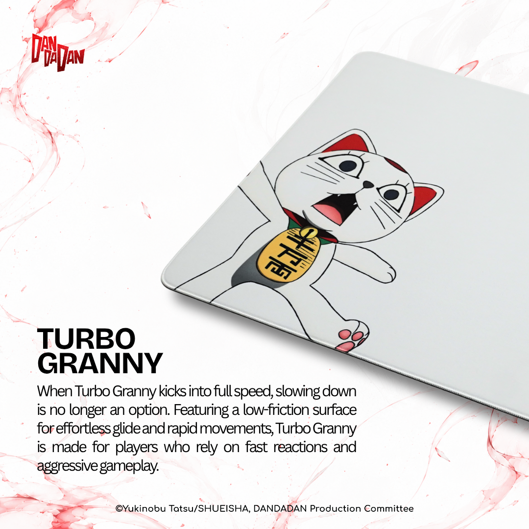Noir One Mouse Pad DAN DA DAN Edition - Gaming Mousepad High/Fast, Slow/Control