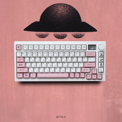 Noir Dan Da Dan Alien Keycaps - PBT Dyesub Cherry Profile