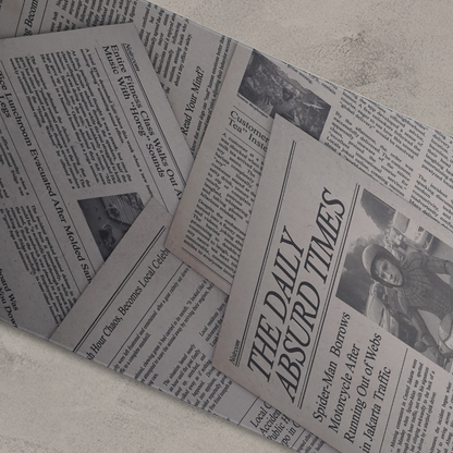 Noir Newspaper Deskmat