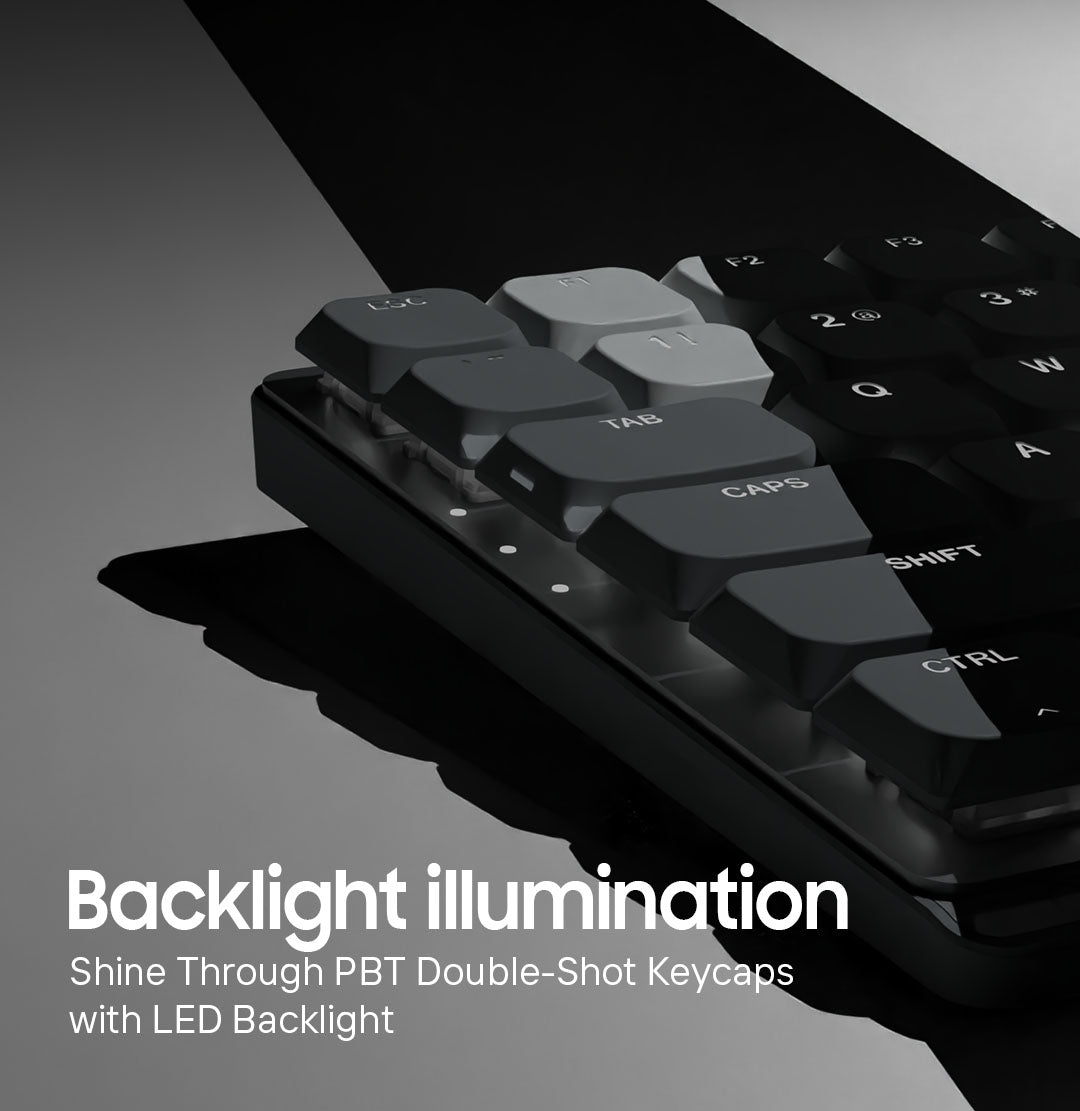 Neo - Melo Keyboard Low Profile Wireless 75% Mechanical 84 Keys Hotswap