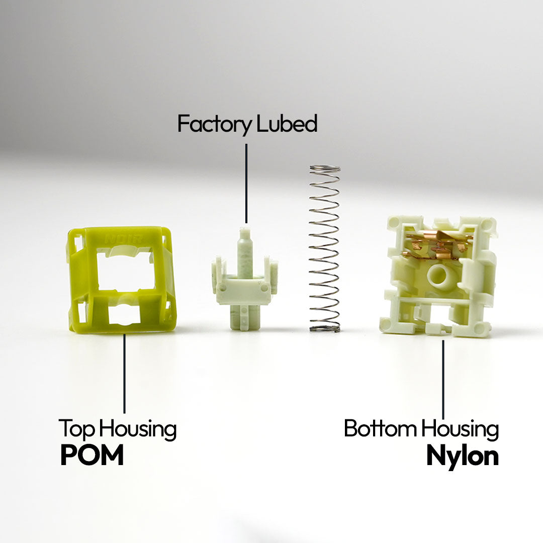 Noir Citron Linear Switch - Linear 58g 5 Pin PCB Mount