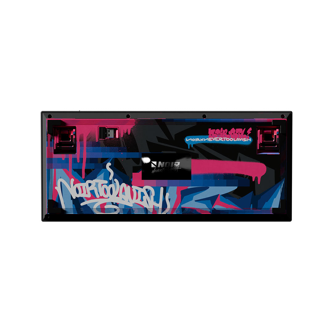 Noir Timeless82 v2 x Nevertoolavish "Type Out Loud" - NTL Edition Wireless Mechanical Keyboard Gasket Mount