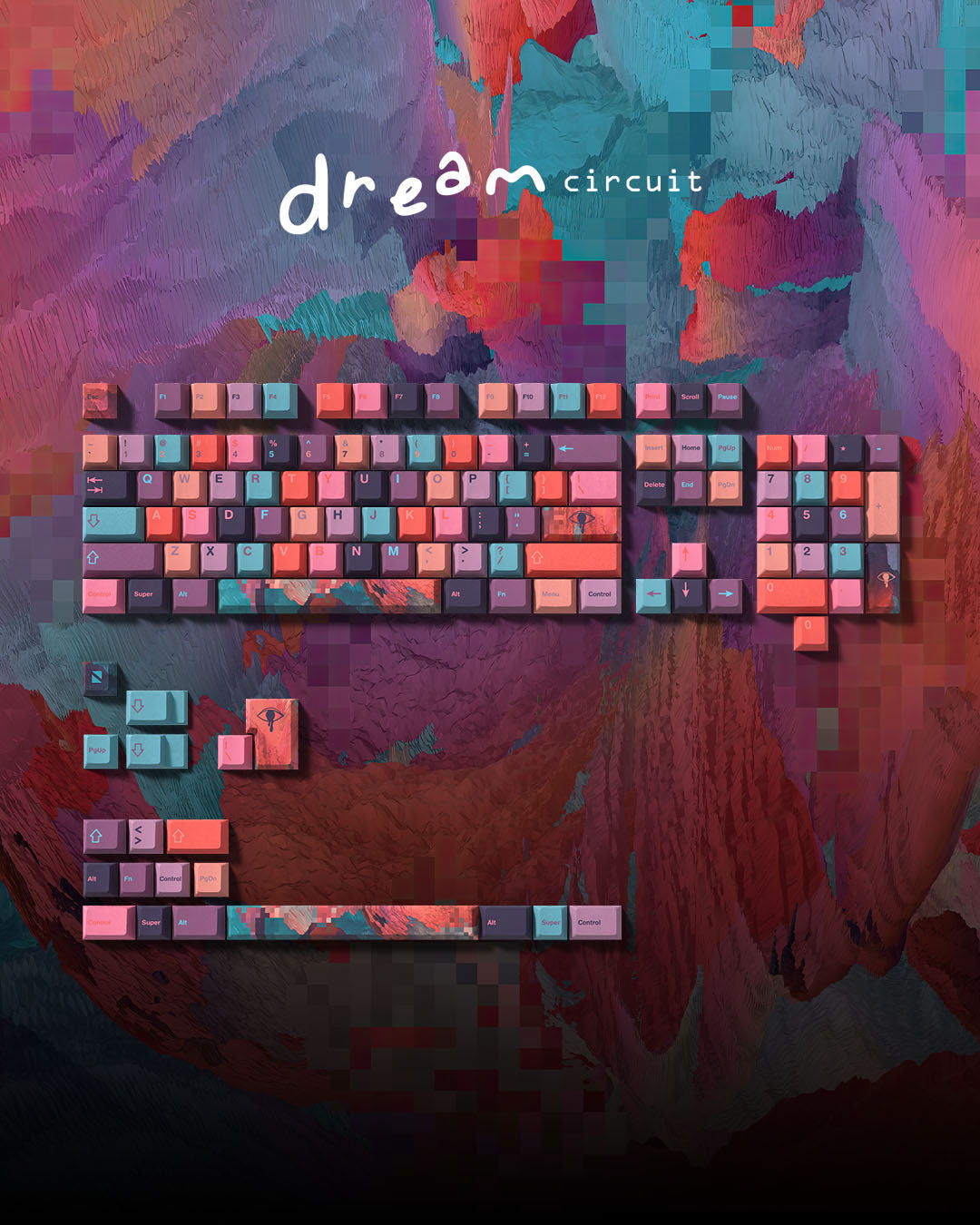 [PRE ORDER] Noir x Isha Hening Dream Circuit Keycaps