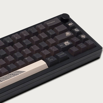 Noir Mayan Keycaps - PBT Dyesub Cherry Profile