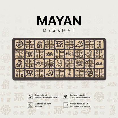 Noir Mayan Deskmat / Mousepad