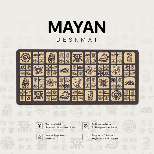 Noir Mayan Deskmat / Mousepad