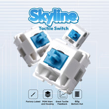 Load image into Gallery viewer, Noir x Yo_keebs Skyline switch - Tactile 60g 5 Pin PCB Mount
