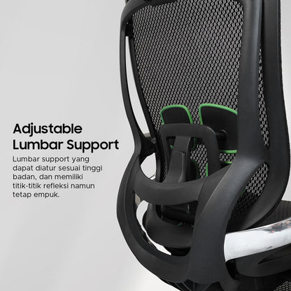 Neo Envol C2 - Premium Ergonomic Office Chair | Kursi Kantor Ergonomis - Black