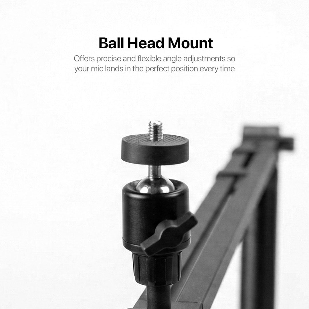 Noir Twig LP – Low Profile Modular Microphone Boom Arm