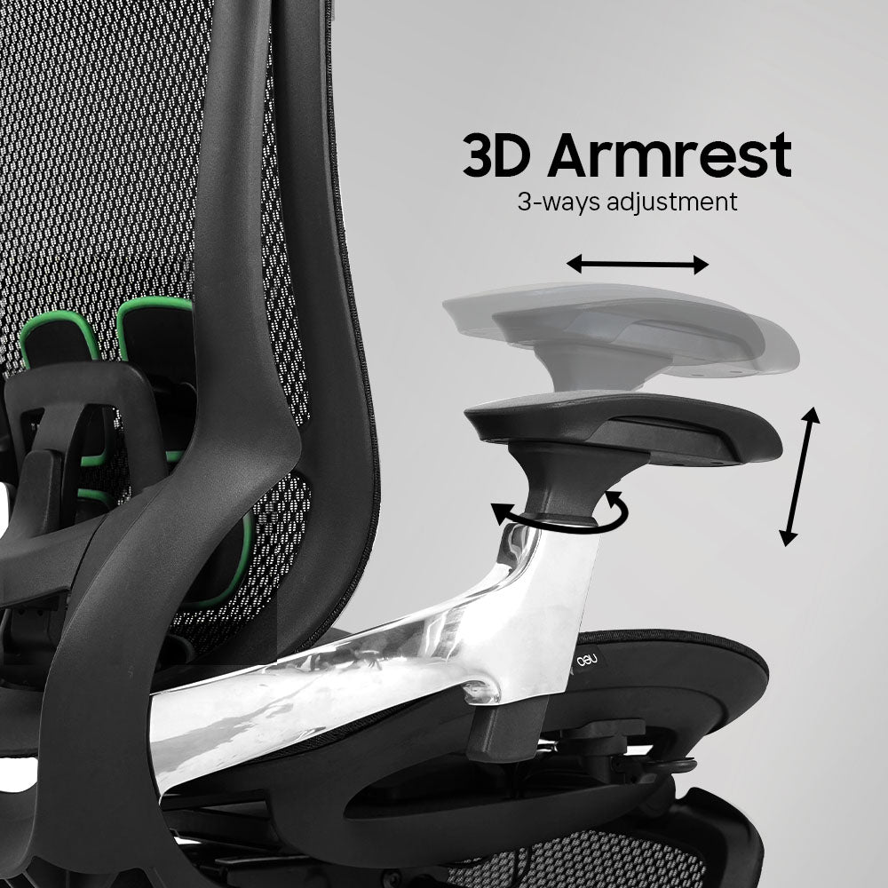 Neo Envol C2 - Premium Ergonomic Office Chair | Kursi Kantor Ergonomis - Black