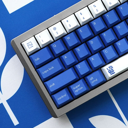 Noir Alpine Bloom Keycaps - PBT Dyesub Cherry