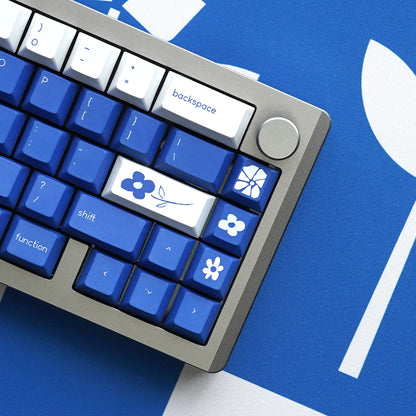 Noir Alpine Bloom Keycaps - PBT Dyesub Cherry