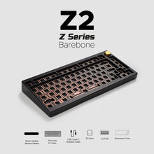 Load image into Gallery viewer, Noir Z2 Aluminum Custom Mechanical Keyboard
