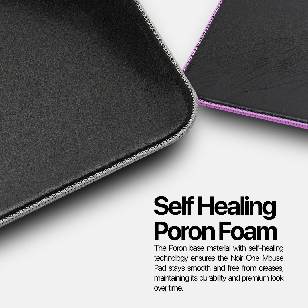 Noir One Mouse Pad - Gaming Mousepad High/Fast, Medium/Balanced, Slow/Control Speed