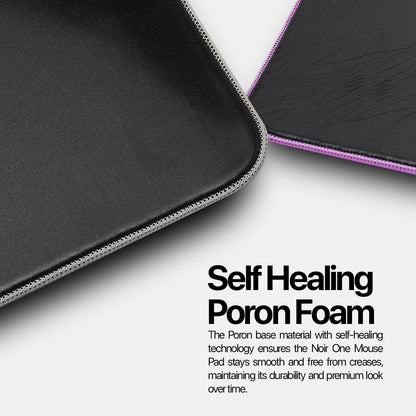Noir One Mouse Pad - Gaming Mousepad High/Fast, Medium/Balanced, Slow/Control Speed