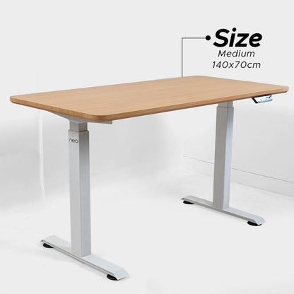 Neo Ergolift Table Top - Papan Meja MDF Finishing HPL - Putih, 120cm x 60cm &140 cm x 60cm [HANYA DAUN PAPAN MEJA TANPA KAKI]