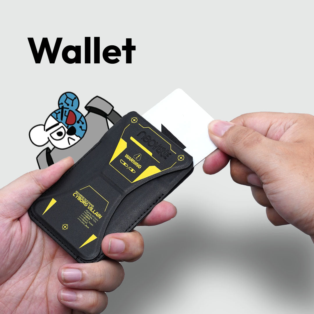 Neo Tap x Vernalta Neoverse Edition - Magnetic Smartphone Leather Wallet Stand for iPhone/Android