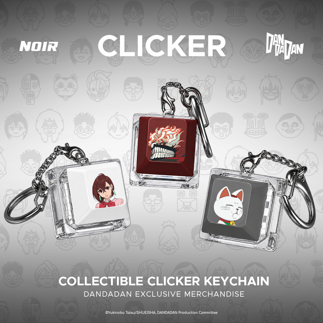 Noir Dan Da Dan Clicker Keychain Official Merchandise