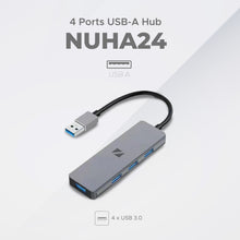 Muat gambar ke penampil Galeri, 4in1 USB type C Hub 4 port Macbook (Usb c to usb a Converter) -NUHC24
