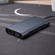 Load image into Gallery viewer, 10 in 1 USB TYPE C HUB TO HDMI 4K LAN USB 3.0 FAST CHARGING MACBOOK - NUHC110

